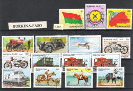 BURKINA  FASO:lot De 50 TP 1985 Et PA 1984/85 - Burkina Faso (1984-...)