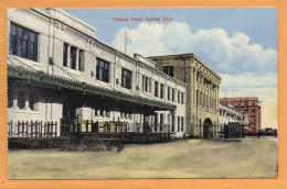 Calgary Alta Railroad Depot 1910 Postcard - Calgary