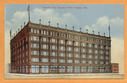 Calgary Alta Hudsons Bay Company Store 1910 Postcard - Calgary