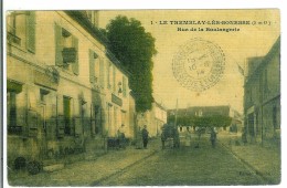 TREMBLAY LES GONESSE - Rue De La Boulangerie ( Carte Toilée ) - Tremblay En France