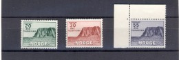 Norway 1953 Nordkapp Cap Nord North Cape 20 30 50 Ôre MLH MNH - Ongebruikt