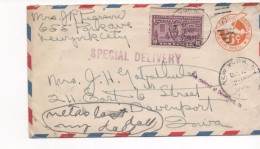 3840   Carta Entero Postal  Aereo , New York 1940 Special Delivery - 1921-40