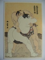 CPM Japon - Illustration Combat De Sumo - "Deba-no-umi"et "Kimenzan  A Voir ! - Asia