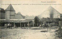 60 - ATTICHY - FERME DES NAVETS - LES CUISINIERS DES CHASSEURS ALPINS - OISE - CPA ANIMEE - VOIR SCANS - Attichy