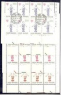 1979 Vaticano Vatican ANNO DEL FANCIULLO  YEAR OF THE CHILD 8 Serie Di 4v.in Blocco USED With Gum Ann.FDC - Used Stamps