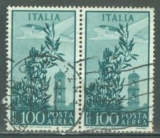 ITALIA - Posta Aerea 1948-52: Sassone 142 / YT 131, O - FREE SHIPPING  ABOVE 10 EURO - Poste Aérienne