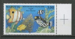 MAYOTTE 1997  N° 51 **  Neuf = MNH Superbe Poissons  Fishes  Flore  Flora - Ungebraucht
