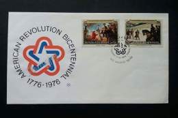 Rwanda American Revolution Bicentennial 1976 (stamp FDC) *rare *clean Perfect - 1970-1979