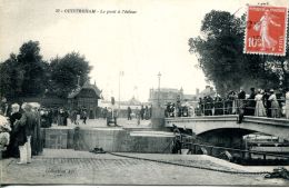 N°586 E -cpa Ouistreham Riva Bella -le Pont Et L'écluse- - Ouistreham