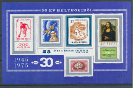 1975. 25-year-old Hungarian Philately Company Commemorative Sheet :) - Herdenkingsblaadjes