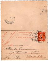 TB 2006 - Entier - Postal - Carte - Lettre MP PARIS Gare De Lyon Pour MARSEILLE - Kaartbrieven