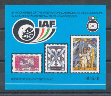 1983. Astronautic Congress Commemorative Sheet :) - Herdenkingsblaadjes