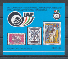 1983. Astronautic Congress Commemorative Sheet :) - Hojas Conmemorativas