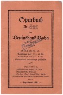 Sparbuch Der Sparkasse Vacha , 1931-1944 , Marlene Zirkler In Philippsthal , A. Austmann , Bank !!! - Vacha