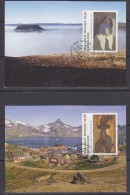 Greenland 1997 Art 2v 2 Maxicards (31017) - Maximumkaarten