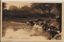 CPSM Laveuses Lavandières Lessive Lavoir Métier Circulé PLOUAY - Kunsthandwerk