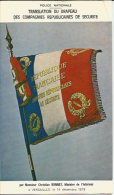 Translation Du Drapeau Des Compagnies Républicaines De Securité - Versailles - 14 Décembre 1979 - Décrets & Lois