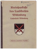 Sparbuch Der Sparkasse Wittenberg / Piesteritz , 1943 , Martha Strohmeier Geb. Kilian , Bank !!! - Wittenberg