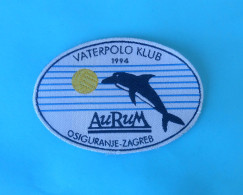 CROATIAN WATER POLO CLUB AURUM Patch Waterpolo Wasserball Dolphin Dauphin Delphin Delfin Delphin Delfino Ecusson Flicken - Nuoto