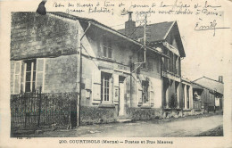 51 - MARNE - Courtisols - Postes - Boucherie - Rue Massez - Courtisols