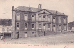CPA 80 @ BRAY Sur SOMME @ L´ HOTEL De Ville En 1904 - Mairie à Coté Du Café Restaurant De La Musique - Bray Sur Somme