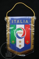 Sport Advertising FIGC - Federazione Italiana Giuoco Calcio- Football Large Pennant/ Flag/ Fanion - Abbigliamento, Souvenirs & Varie