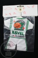 Sport Advertising Cloth Pennant / Basket Miniature Costume Of French ASVEL Basket Club From Villeurbanne - Apparel, Souvenirs & Other