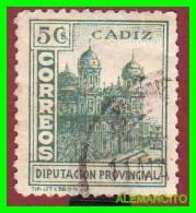 ESPAÑA  DIPUTACION  DE CADIZ     ( EUROPA )   SELLO  5 Ctms. - Postage-Revenue Stamps