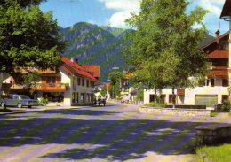 Lenggries - Bahnhofstraße Mit Blick Zum Brauneck - Lenggries