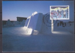 Greenland 1997 Katuaq, Greenland Cultural Centre 1v Maxicard  (F5327) - Maximumkaarten