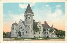 199859-Kansas, Emporia, First Presbyterian Church, Eckdall & Mc Carty By Curt Teich No R-30824 - Other & Unclassified