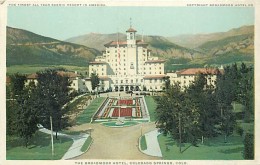 199901-Colorado, Colorado Springs, Broadmoor Hotel, Detroit Publishing - Colorado Springs