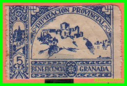 ESPAÑA - DIPUTACION   ( EUROPA )  VIÑETA PROVINCIAL DE GRANADA - GUERRA CIVIL - Postage-Revenue Stamps