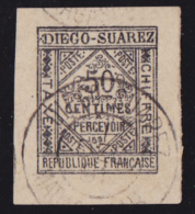 DIEGO-SUAREZ  TAXE 2  SUPERBE    SIGNE PASCAL SCHELLER  COTE: 125 EUROS - Used Stamps