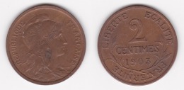 2 CENTIMES DANIEL-DUPUIS 1903 SUPERBE (voir Scan) - B. 2 Centimes