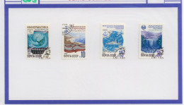 T203 Urss Russia 1986 Faglie Correnti Marine Cascate Navi Mare Oceano Faults Streams Cascades Ships Sea Ocean Us - Autres & Non Classés