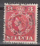 St Lucia    Scott No.  159   Used    Year  1953 - Ste Lucie (...-1978)