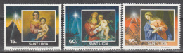 St Lucia    Scott No.  1005-7    Mnh   Year  1993 - Ste Lucie (...-1978)