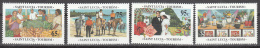 St Lucia    Scott No.  1038-41    Mnh   Year  1996 - St.Lucia (...-1978)