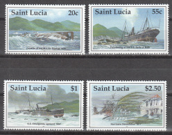 St Lucia    Scott No.  1072-75    Mnh   Year  1997 - St.Lucia (...-1978)