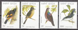 St Lucia    Scott No.  1087-90    Mnh   Year  1998 - St.Lucia (...-1978)