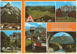 AUSTRIA - ÖSTERREICH - 1992 - 6S + Flamme Zugspitze 2960m - Gruss Aus Dem Zugspitzdorf Ehrwald, 1000m - Tirol - Viagg... - Ehrwald