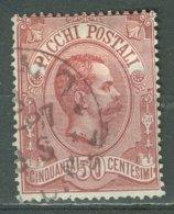 ITALIA - PACCHI POSTALI 1884-86: Sassone 3 / YT 3, O - FREE SHIPPING ABOVE 10 EURO - Colis-postaux