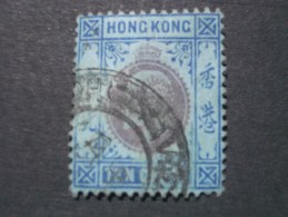 HONG KONG  ( O )  De  1904 / 1909   "  Edouard  VII   "   N °  83       1 Val . - Gebruikt