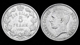 5 Frank Een Belga 1931. Belgique. Albert Koning Der Belgen - 5 Francs & 1 Belga