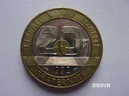 20 Francs - 1992 - KM 1008 - 20 Francs