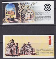 Yugoslavia 1999 Serbian Monasteries Booklet With 2 Strips Of 5v ** Mnh (F5418) - Markenheftchen