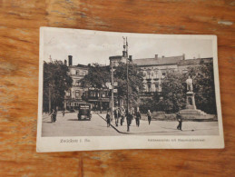 Zwickau I Sa Rathenauplatz Mit Bismarckdenkmal - Zwickau