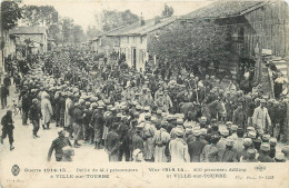 51 - MARNE - Ville Sur Tourbe - Défilé De Prisonniers - Guerre 1914-1915 - - Ville-sur-Tourbe