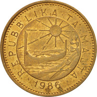 Monnaie, Malte, Cent, 1986, SUP, Nickel-brass, KM:78 - Malta